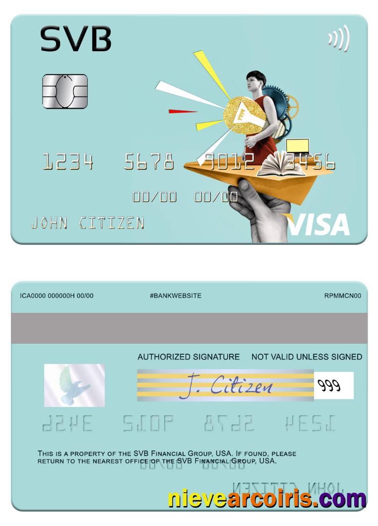 USA SVB Financial Group visa card
